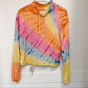 Urban Outfitters Tie Dye cowl neck long sleeve